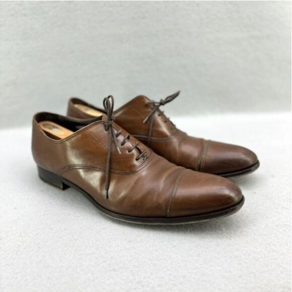 TO BOOT NEW YORK \'Brandon\' Brown Leather Cap Toe Oxfords Size US 11.5 main image 11